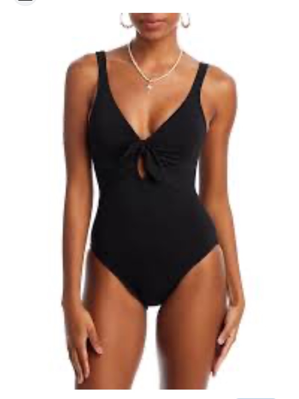 🌸 Robin Piccone Ava plunge one piece swimsuit 10